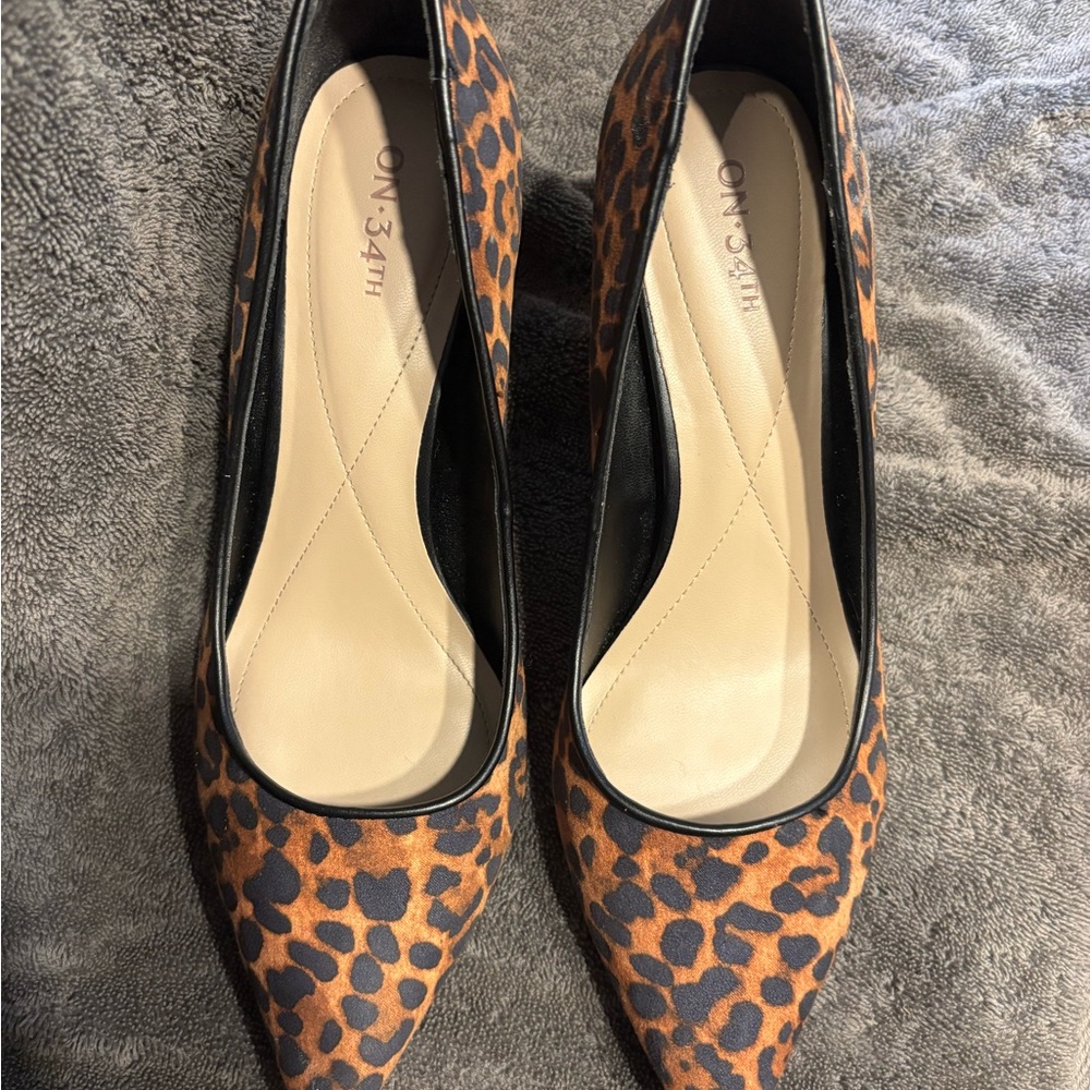 Leopard Print Women's Heels